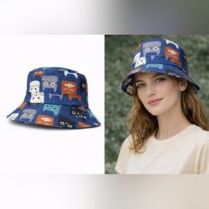 🐱 NWOT! Unisex Peeping Cats Bucket Hat